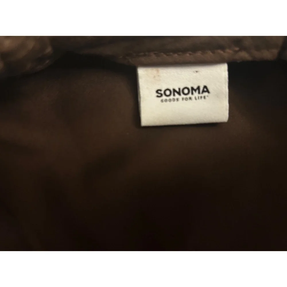 Sonoma Goods For Life Brown Sherpa Fleece Newsboy Baker Boy Cap Fall/Winter Hat